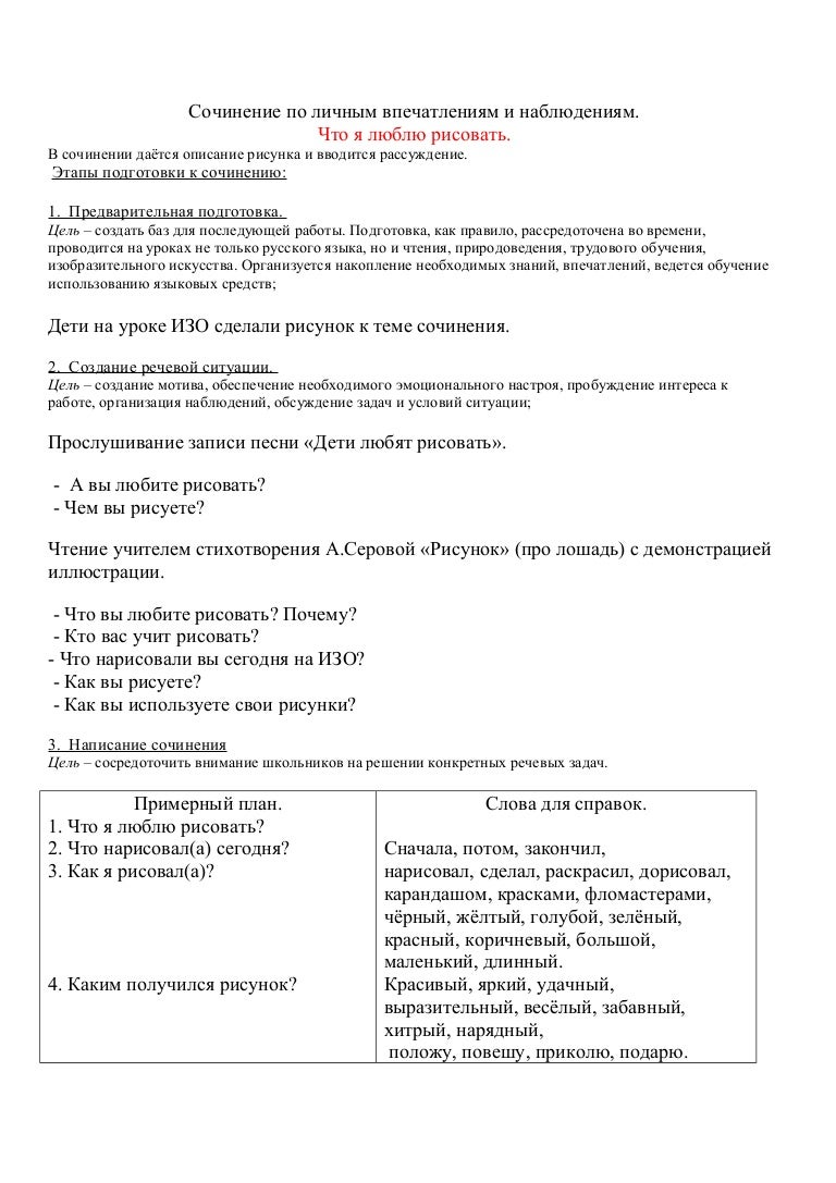 Сочинение На Тему Почему Я Люблю Рисовать Сочинение На Тему Почему Я Люблю Рисовать